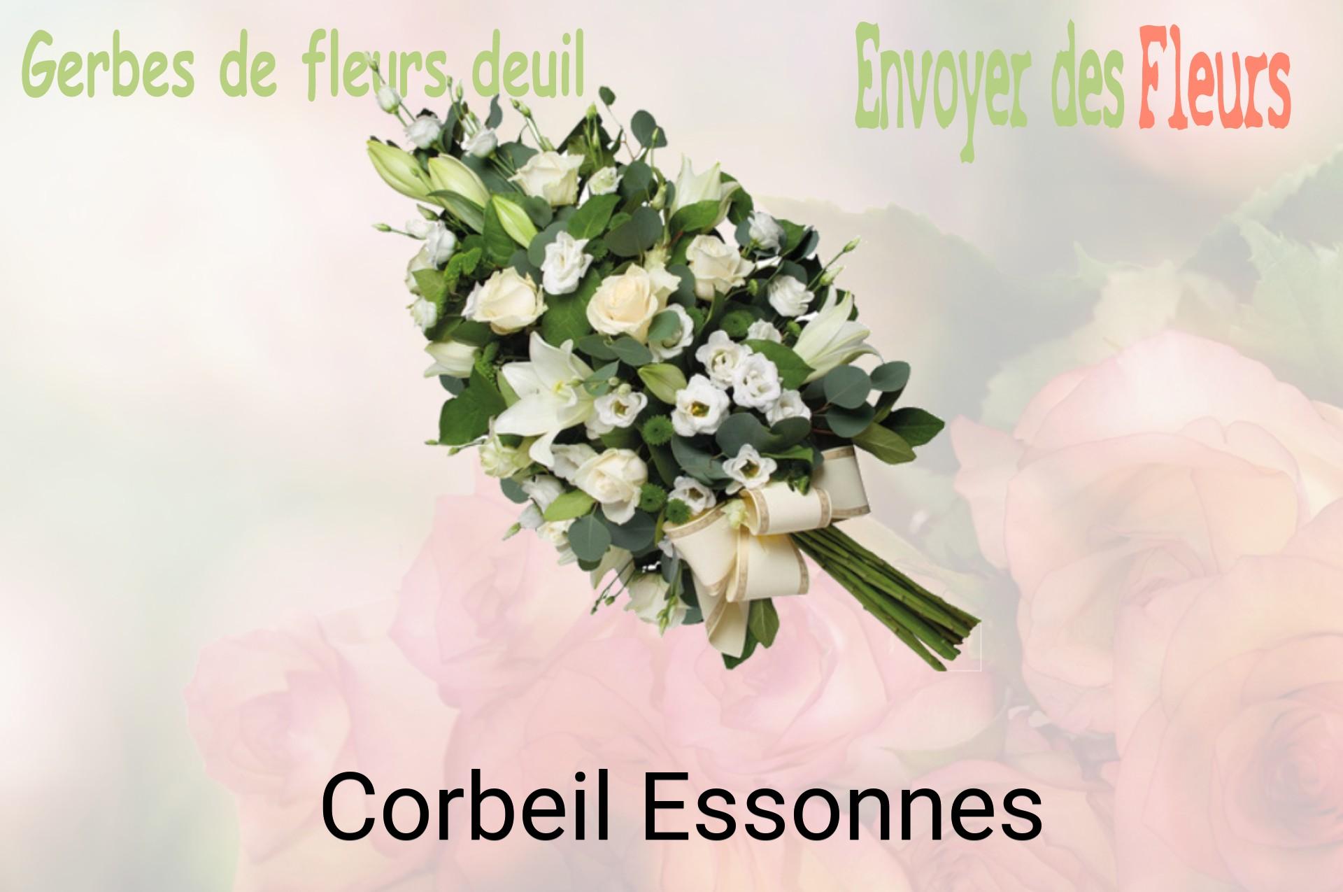 Gerbe de fleurs de deuil livrée à Corbeil-Essonnes